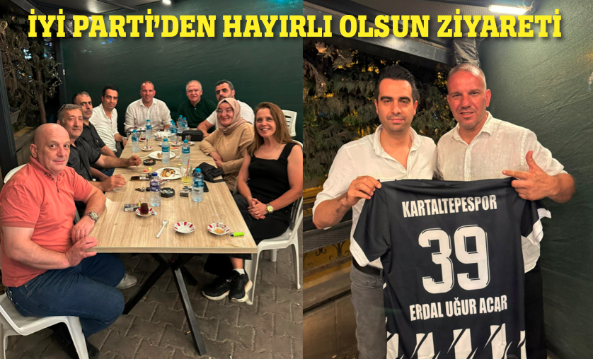İYİ PARTİ'DEN KARTALTEPESPOR'A ZİYARET
