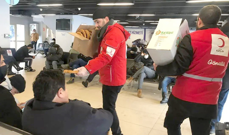 Zor gün dostu Kızılay 