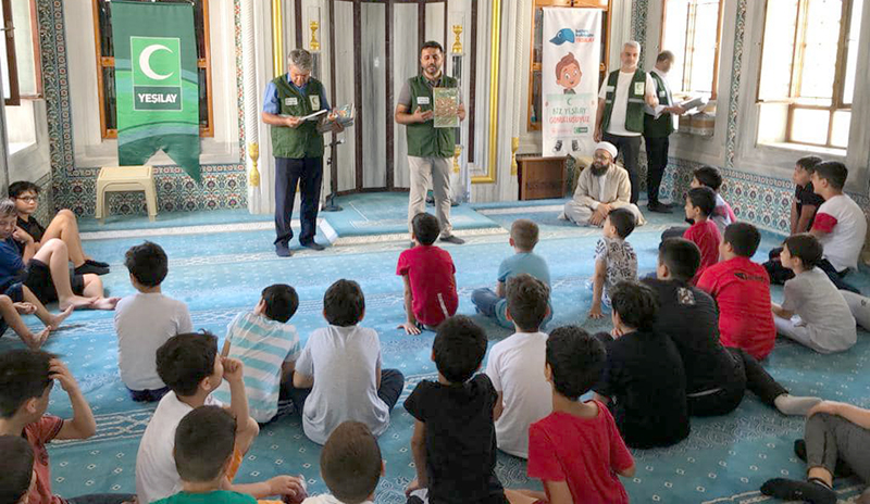  Yeşilay sahada 