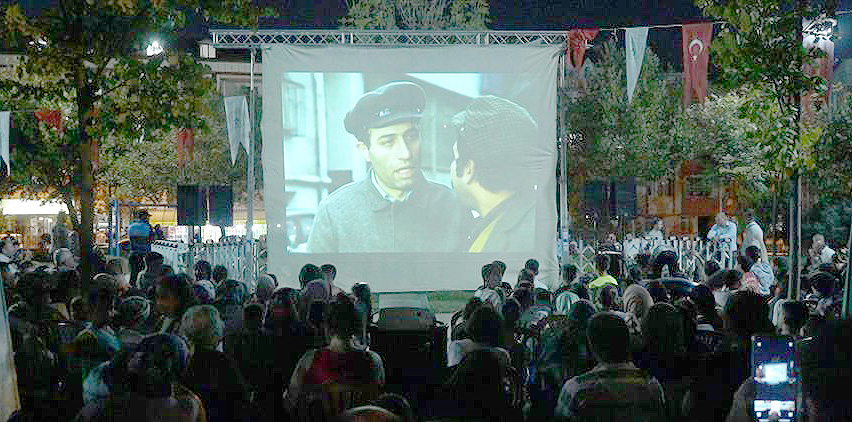 Açık havada sinema keyfi