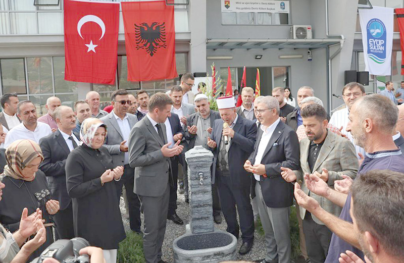 Eyüpsultan'dan Haraçina'ya su tesisi