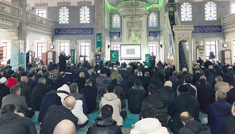 Cami cemaatine Yeşilay’dan sunum 