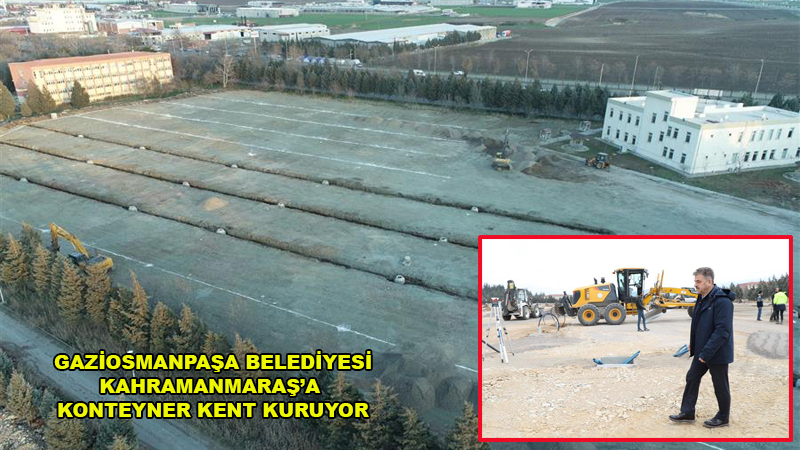 Maraş'a Konteyner Kent 