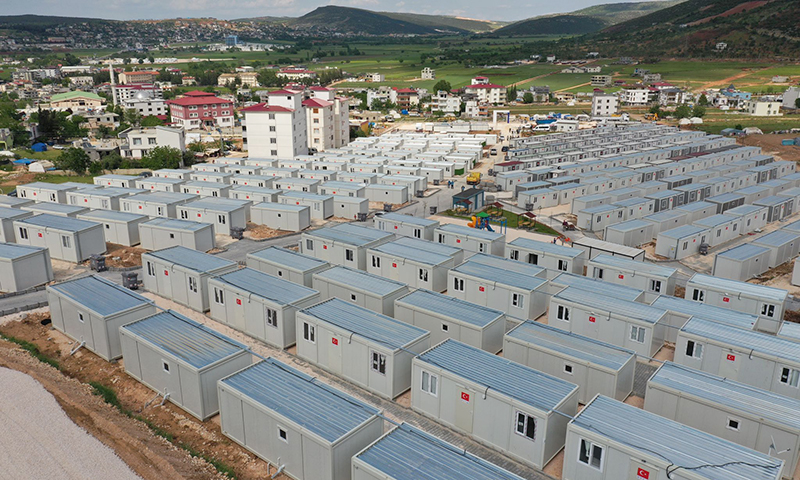 Pazarcık’ta Bayrampaşa konteyner kenti 