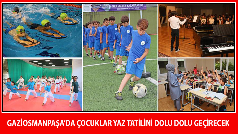 Çocuklara yaz etkinlikleri