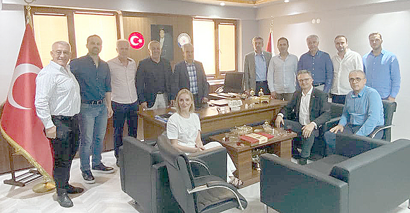 Yeni yönetime ziyaretler