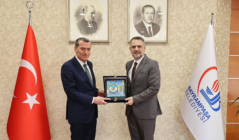 Komşu ilçe başkanları buluştu
