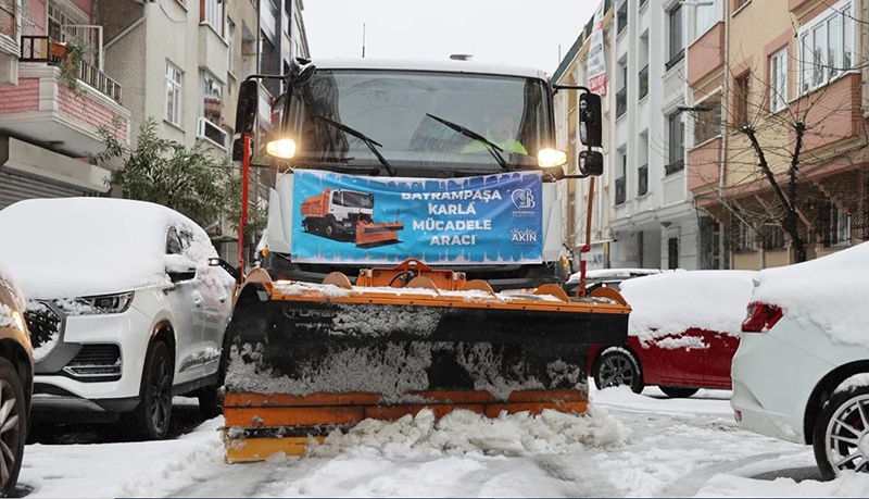 Bayrampaşa’da kar seferberliği