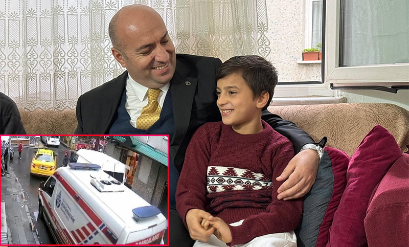 Küçük Ahmet'e tebrik