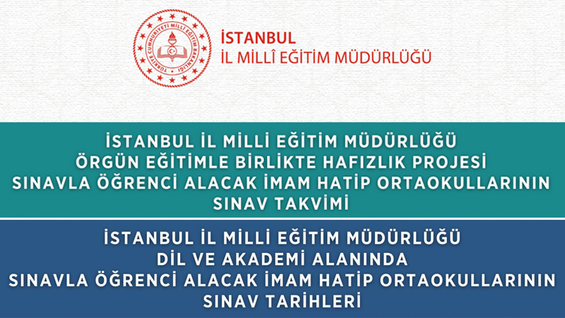  İmam Hatip Ortaokulları sınav tarihleri