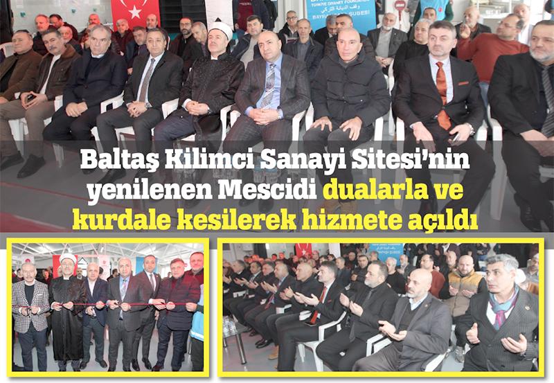 Baltaş Kilimci Mescidi yenilendi
