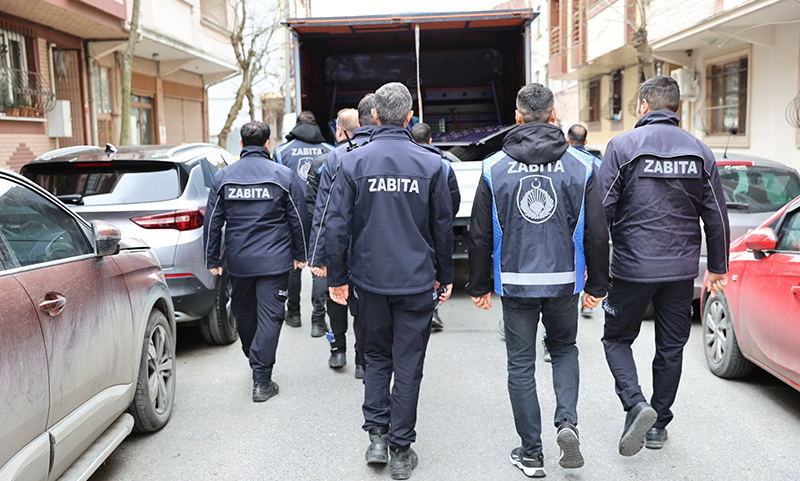 Kaldırım işgaline karşı denetim!