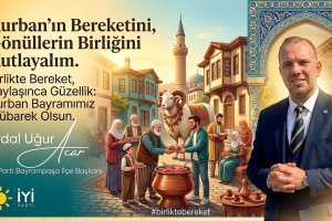 İYİ Parti Bayrampaşa İlçe Başkanı Erdal Uğur Acar'dan tebrik