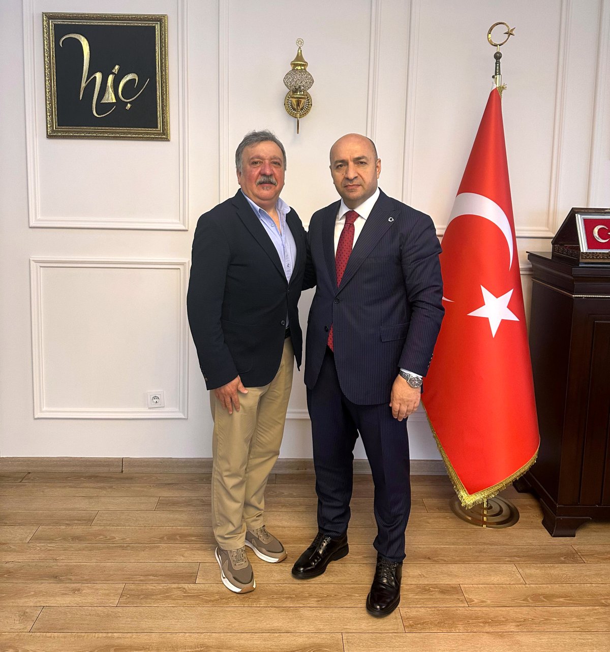 Paşavizyon Gazetesi’nden Kaymakam Abdullah Çiftçi’ye nezaket ziyareti