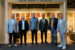 Rumeli Türkleri'nden Hometex Fuarı'na çıkarma