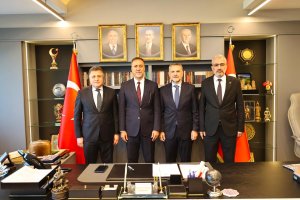 Akın, Acar ve Yeşil’den Volkan Yılmaz’a hayırlı olsun ziyareti