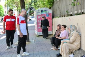 Başkan Vekili İbrahim Akın, YKS günü aileleri yalnız bırakmadı