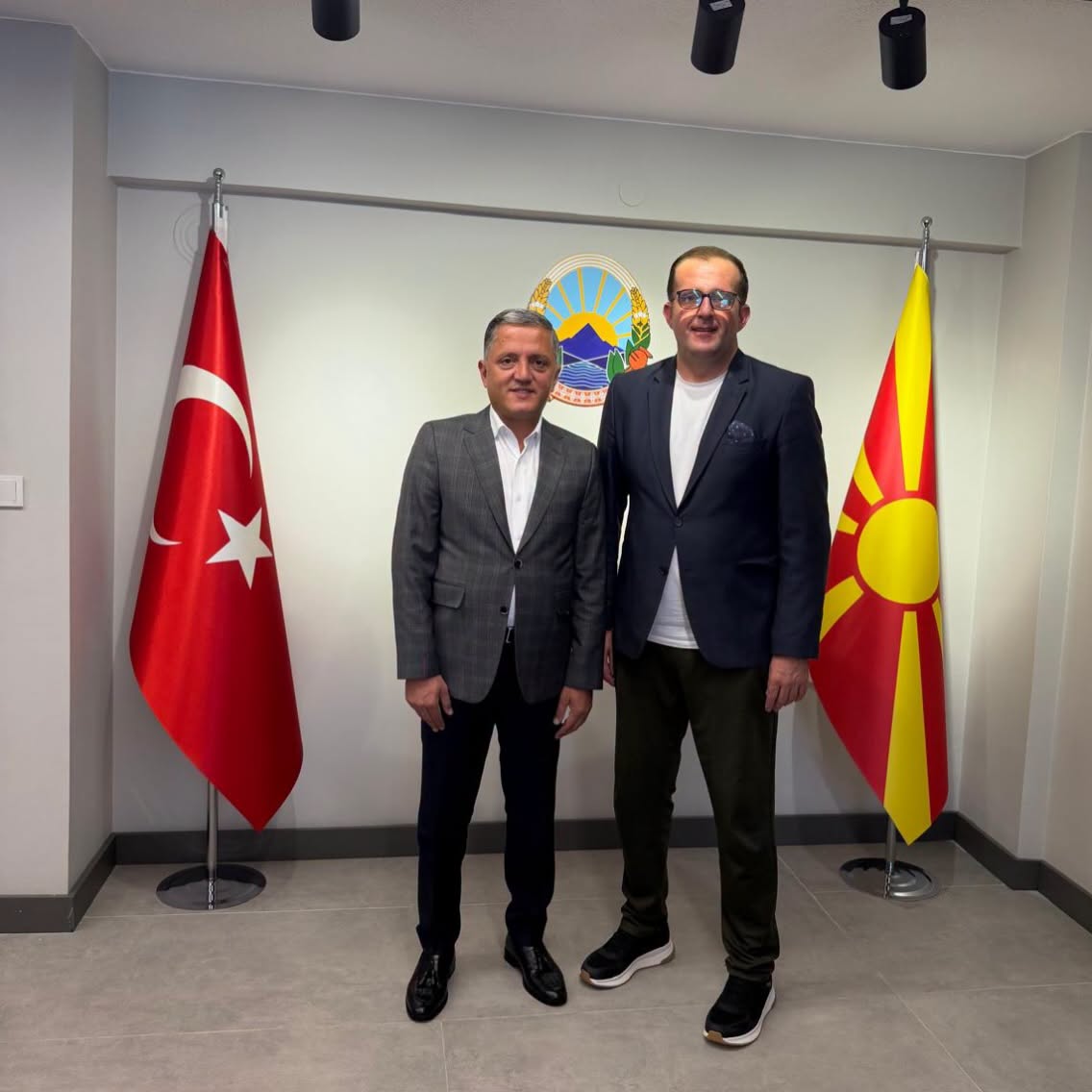 Kenan Bıçak’tan Kuzey Makedonya Büyükelçiliği’ne anlamlı ziyaret