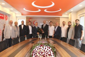 BATİAD’dan İbrahim Yeşil’e hayırlı olsun ziyareti