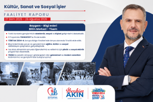 Bayrampaşa Belediyesi'nden 10 aylık kültür, sanat ve sosyal işler faaliyet raporu