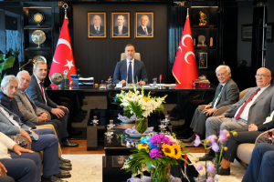 Rumeli Türkleri Vakfı'ndan Volkan Yılmaz'a hayırlı olsun ziyareti