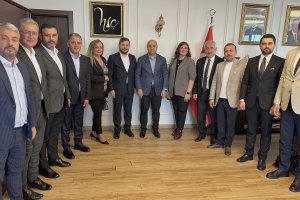 Kent Konseyi'nden ilk ziyaret Kaymakam Çiftçi'ye