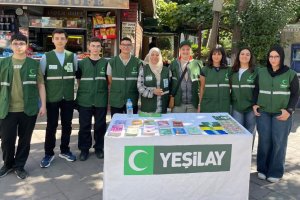 Yeşilay'dan Demirkapı Caddesi'nde farkındalık çalışması