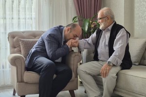 Kaymakam Çiftçi’den büyüklere ziyaret